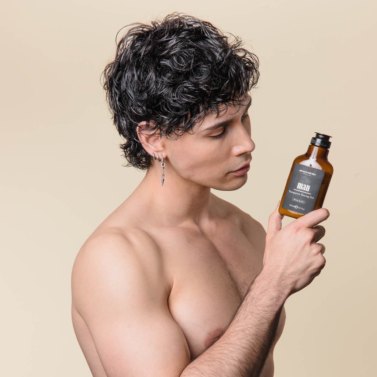 Man Transparent Shaving Gel gel da rasatura trasparente 150ml