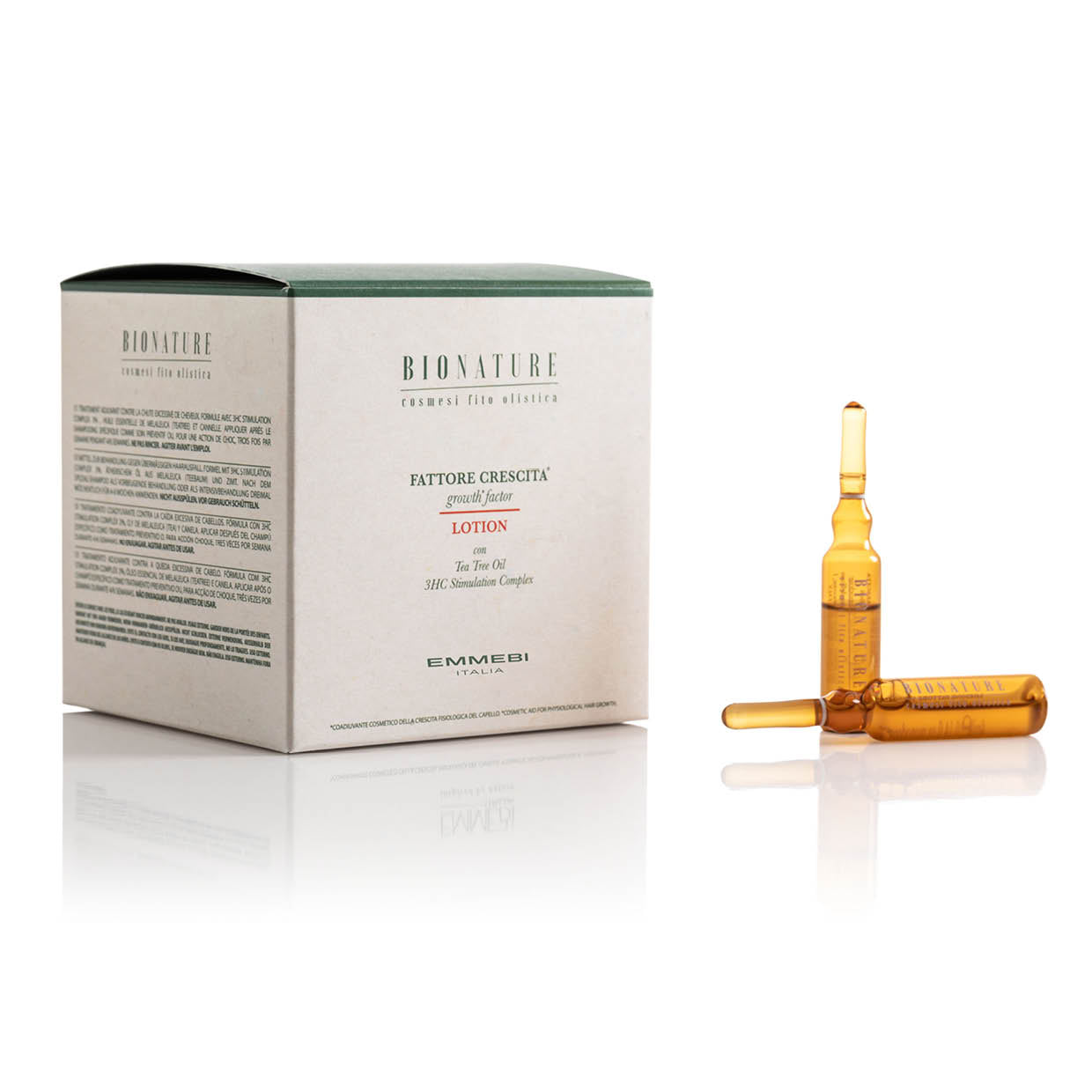 Bionature Lozione Fattore Crescita fiale 3HC Stimulation Complex 12x4ml