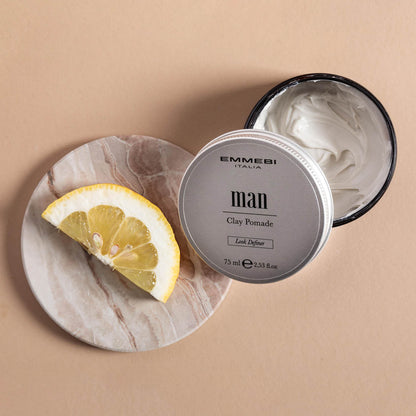 Man Clay Pomade pomata all'argilla bianca opaca 75 ml